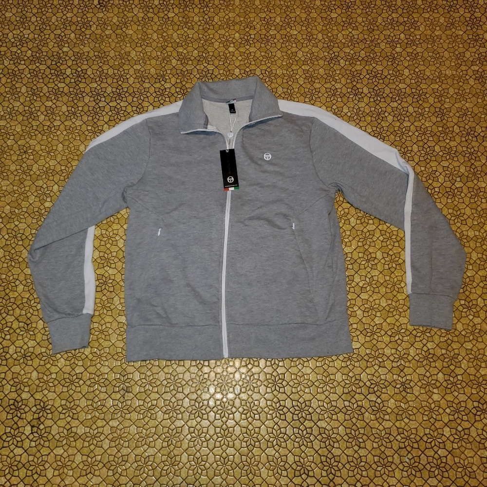 Sergio Tacchini Grey Trackjacket Size Large